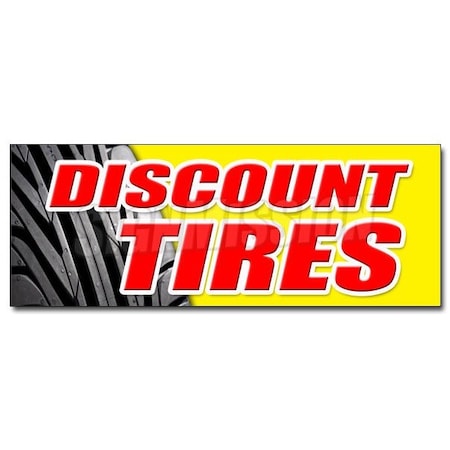 Signmission DISCOUNT TIRES DECAL sticker sale installation balance alignment service, D-48 Discount Tires D-48 Discount Tires
